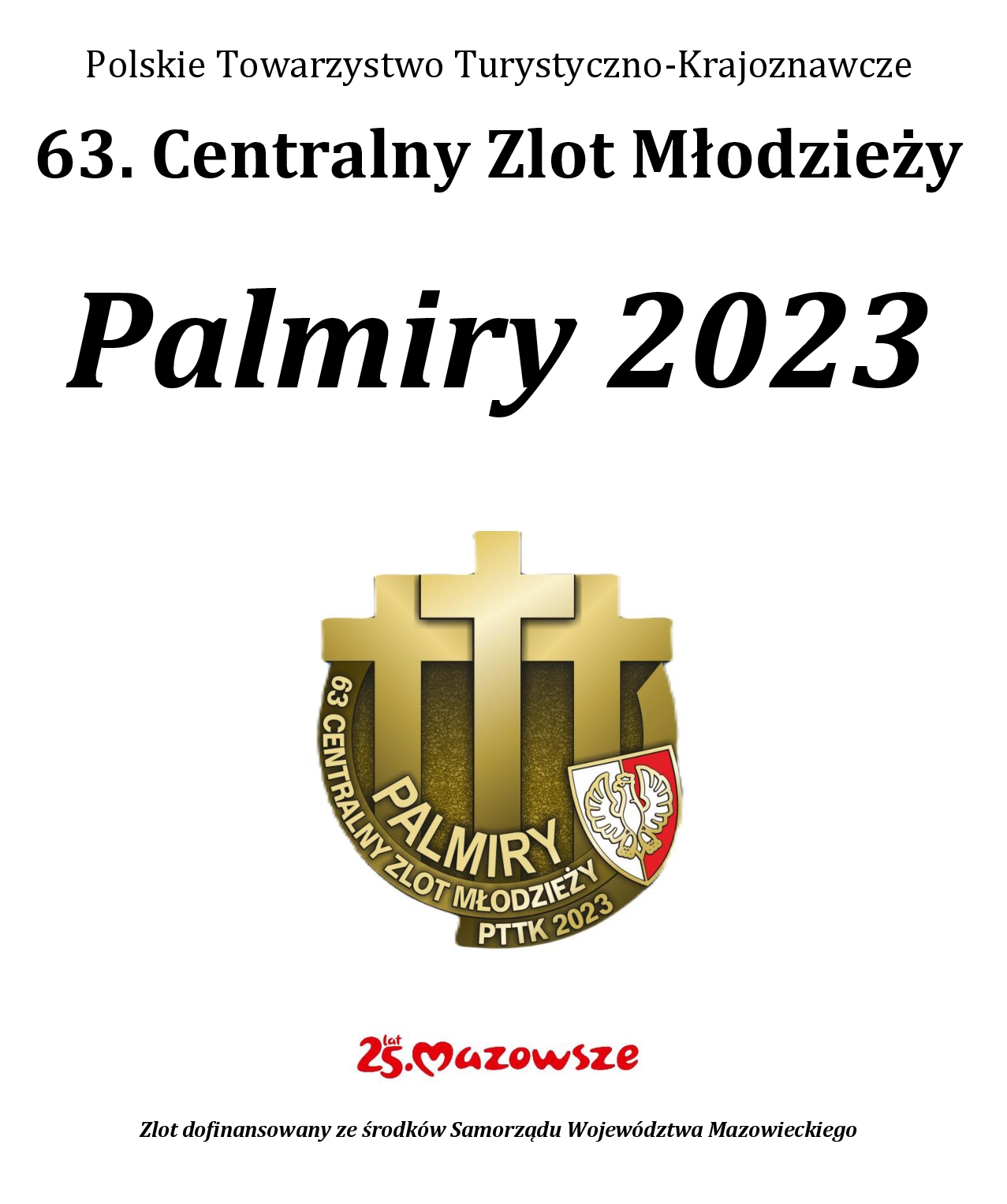 63. Centralny Zlot Młodzieży PTTK „PALMIRY – 2023”
